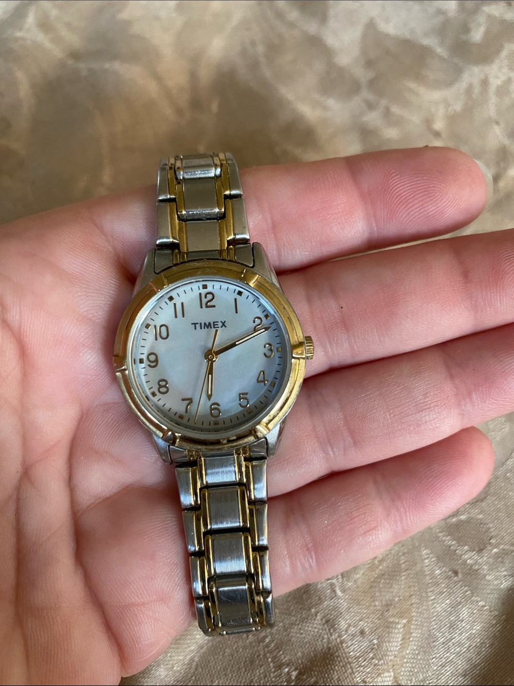Timex Women's Two-Tone Bracelet Watch in Gold and Silver